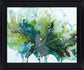 Verdant Surge - 28" x 34" Framed Wall Art - Green