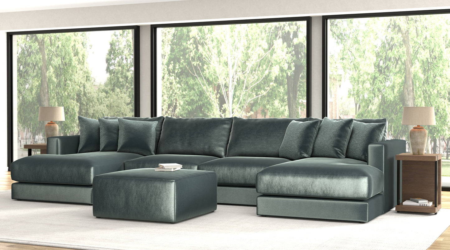 Remington - Modular Sofa And Cocktail Ottoman