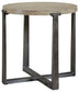 Dalenville - Round End Table - Gray