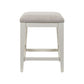 Berkley Square - Upholstered Console Stool - Linen & Khaki