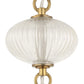 Bellaire - 1 Light Glass Shade Pendant - Gold