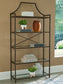 Bernonly - Bookcase - Antique Bronze Finish