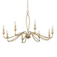 Corella - 8 Light Chandelier - Gold