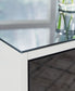 Gardoni - Rectangular End Table - White / Black