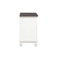 Allyson Park - 46" TV Console - Wirebrushed White / Charcoal