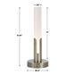 Tron - Rechargeable LED Accent Lamp - Brass,Gold