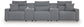 Modmax II - Reclining Sectional - Salt And Pepper