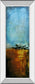 West Side Affair Il By Erin Ashley - Mirror Framed Print Wall Art - Light Blue