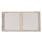 Hazy Lake - Framed Landscape Art - Gold / Gray / Green / Light Blue