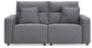 Modmax II - Reclining Sectional - Salt And Pepper