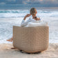 Santorini - Outdoor Swivel Lounge Chair - Brown