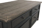 Tyler Creek - Lift Top Cocktail Table - Grayish Brown / Black