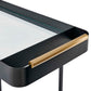 Vesper - Iron Bar Cart - Black / Brass