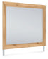 Aleaport - Bedroom Mirror - Warm Brown