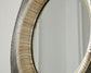 Dallmen - Accent Mirror - Black / Gold Finish
