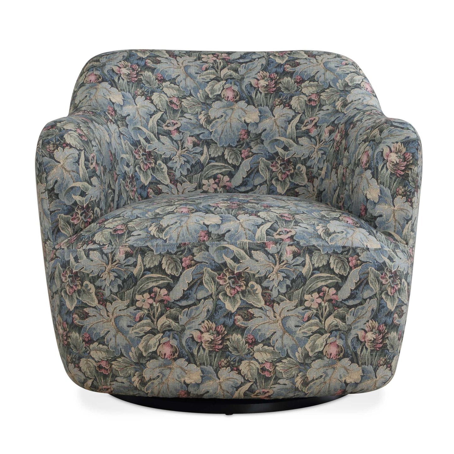 Ansel - Tapestry Swivel Chair - Green