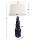 Kavos - Geometric Blue Table Lamp