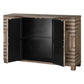 Layton - Geometric Console Cabinet - Light Brown