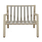 Strapped - Outdoor Lounge Chair - Light Brown / Pearl Silver