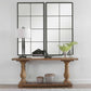 Rousseau - Iron Window Mirror - Black