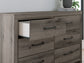 Graystorm - Six Drawer Dresser - Brown Gray