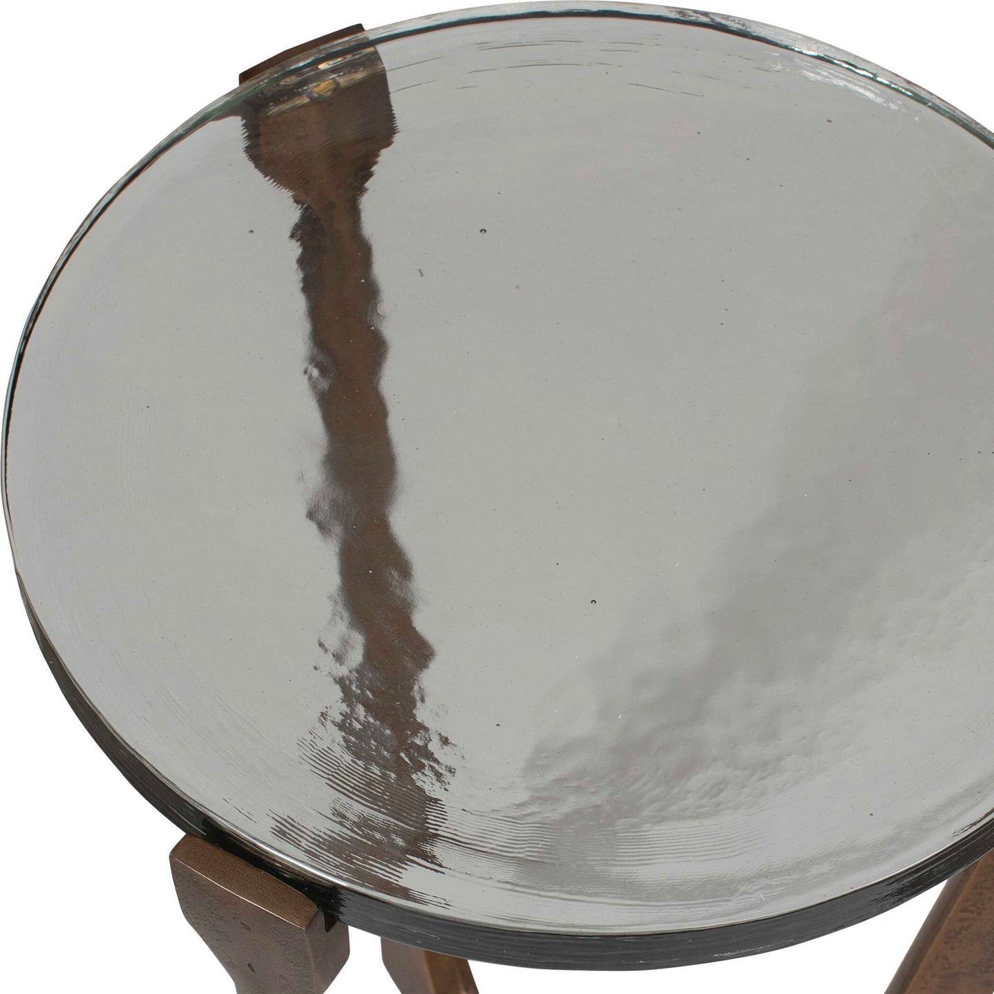 Bohdi - Outdoor Accent Table - Brass / Black