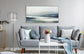 "Crystal Elegance I" Metal Floor Lamp - Polished Nickel / Clear Crystal
