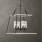 Edgecomb - 4 Light Indoor-Outdoor Pendant - Black / Gray
