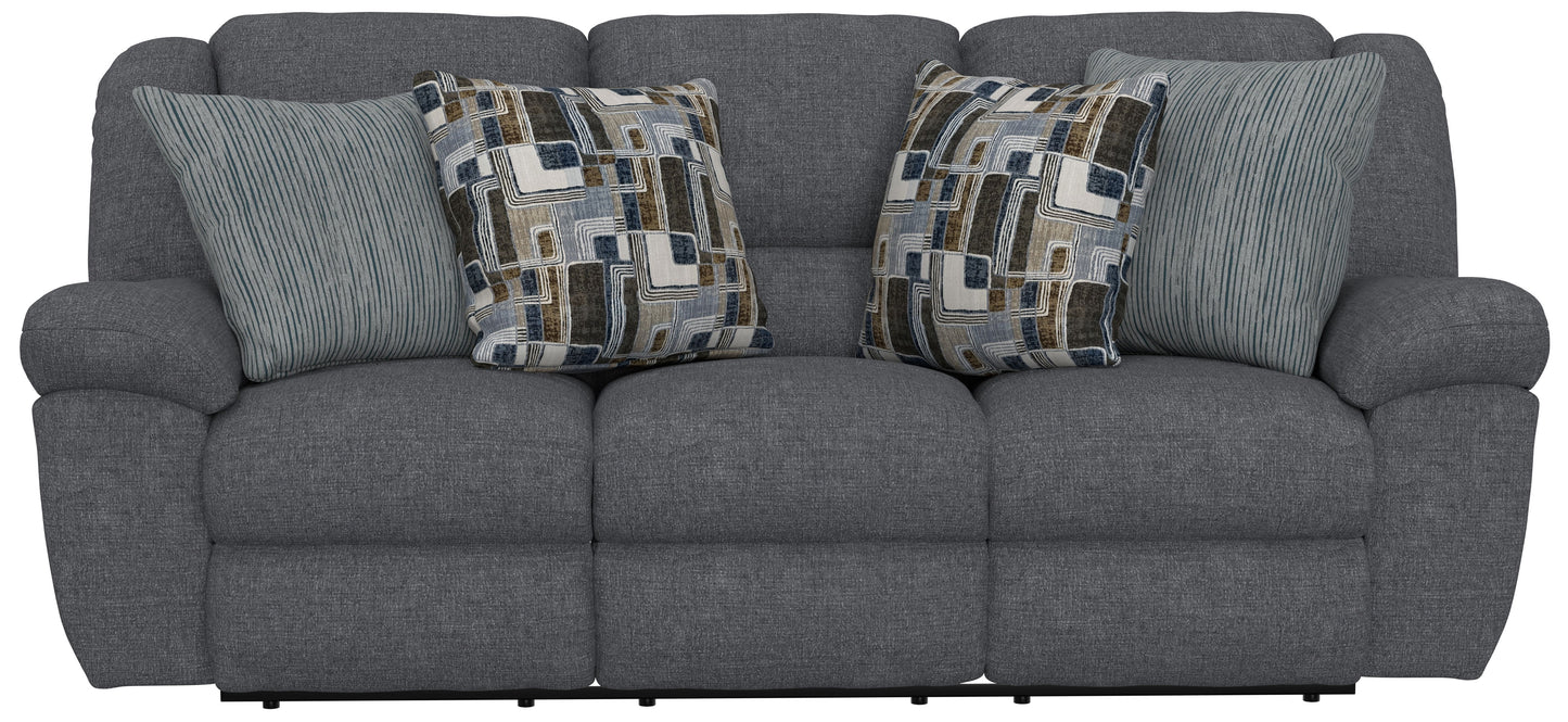 Trifecta - Sofa With 3 Recliners and Drop Down Table