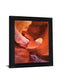 Sunlit Veins - 28" x 34" Framed Wall Art - Orange