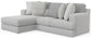 Logan - Upholstered Sectional With Comfort Coil Seating And Accent Pillows Included