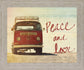 Crimson Journey - 28" x 34" Framed Wall Art - Beige