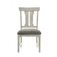 Hallendale - Splat Back Side Chair - Gravel Wash