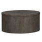 Modern Farmhouse - Drum Cocktail Table - Dusty Charcoal