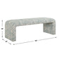 Amie - Bench - Spa Blue