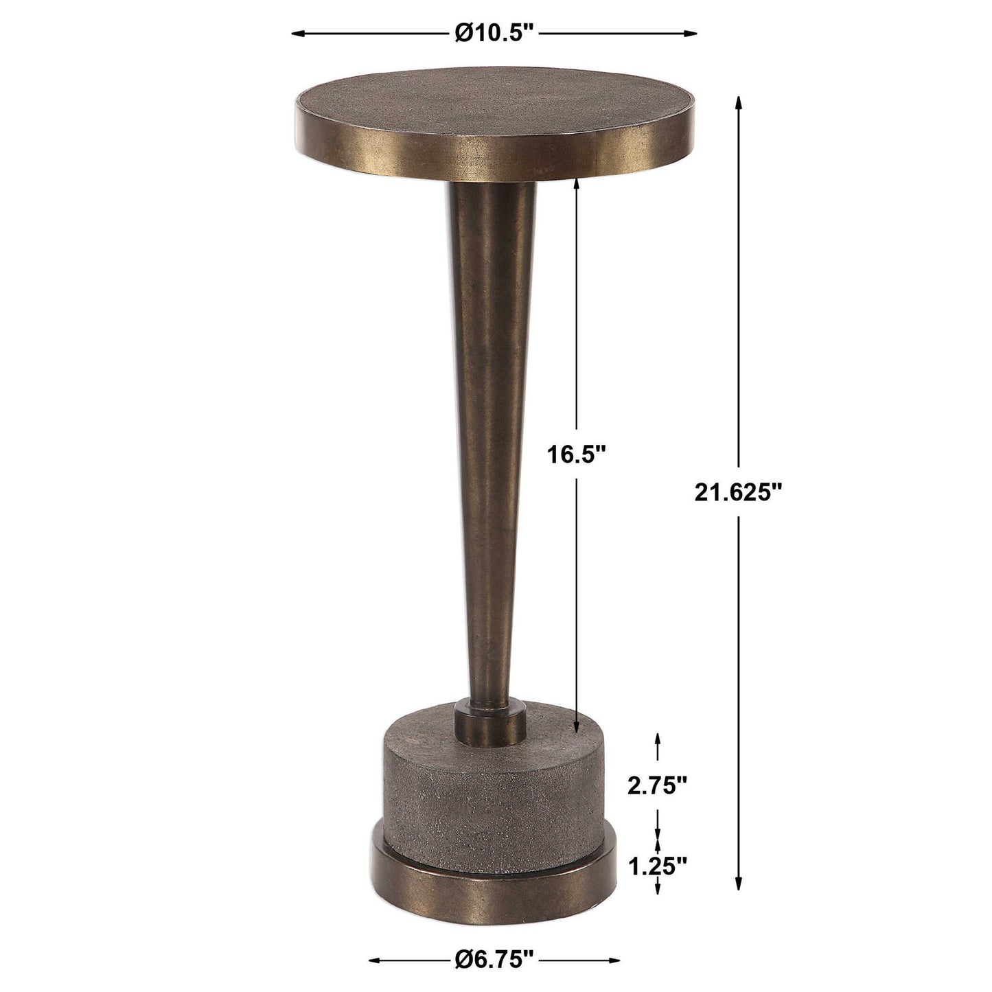 Masika - Accent Table - Bronze
