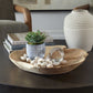 Organic Embrace - Outdoor Teak Bowl - Brown
