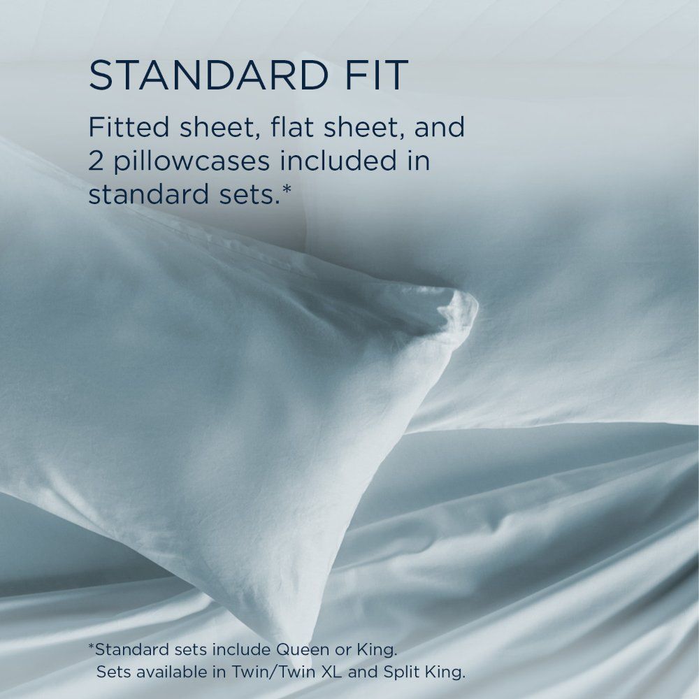 Linens - Tempur Classic Cotton Sheet Set - Sleepy Blue