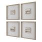Studying Sepia - Hand Painted Canvases (Set of 4) - Light Brown