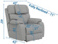 Dreamtime - Power Headrest Power Lay Flat Recliner With CR3 Heat/Massage/Zero Gravity