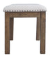 Moriville - Upholstered Bench - Beige