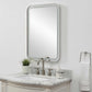 Crofton - Lighted Nickel Vanity Mirror - Gray