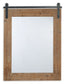 Lanie - Accent Mirror - Antique Brown
