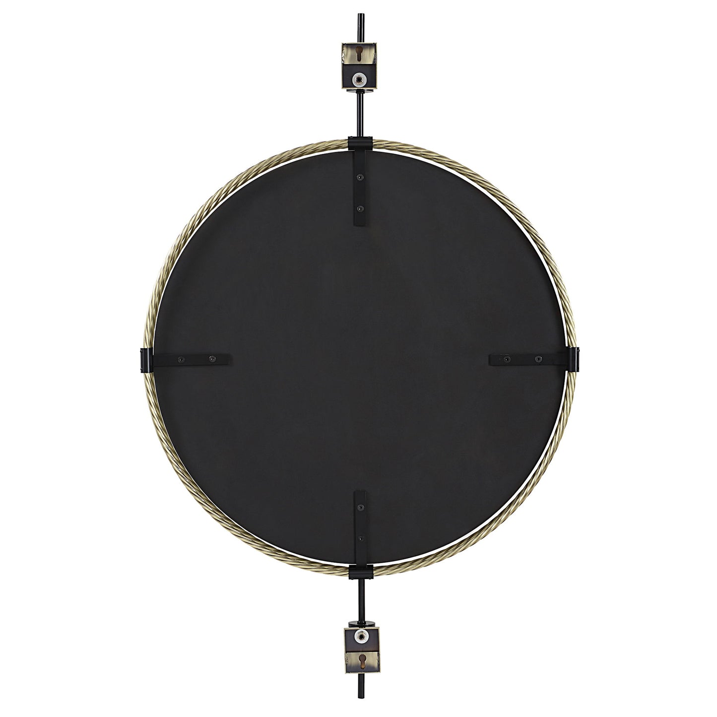 Guardrail - Round Mirror - Gold