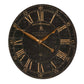 Bond Street - 18" Wall Clock - Black