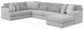 Logan - Upholstered Sectional With Comfort Coil Seating And Accent Pillows Included
