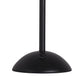 "Crystal Radiance I" Rechargeable LED Metal Accent Lamp (Set of 2) - Matte Black / Clear Gray