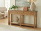 Whitmund - Console Sofa Table - Light Brown