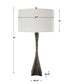 Keiron - Industrial Table Lamp - Dark Gray