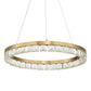 Segovia - Round Crystal LED Chandelier - Gold